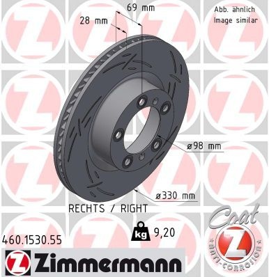 Porsche Remschijf BLACK Z