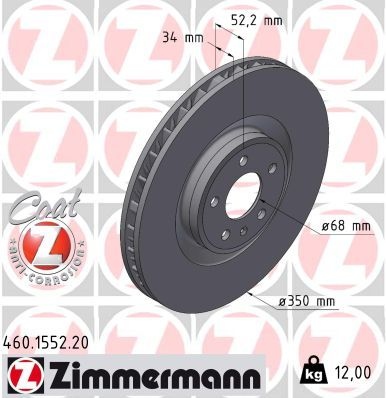 Porsche Remschijf Coat Z