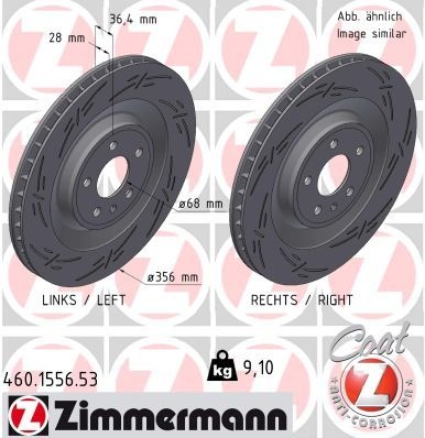 Porsche Remschijf BLACK Z