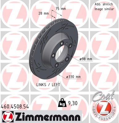 Porsche Remschijf BLACK Z