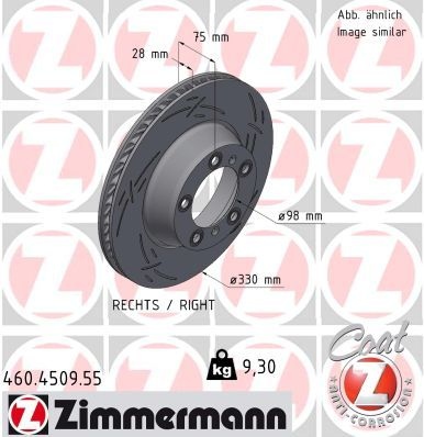 Porsche Remschijf BLACK Z