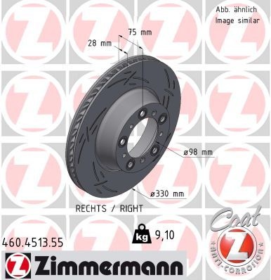 Porsche Remschijf BLACK Z