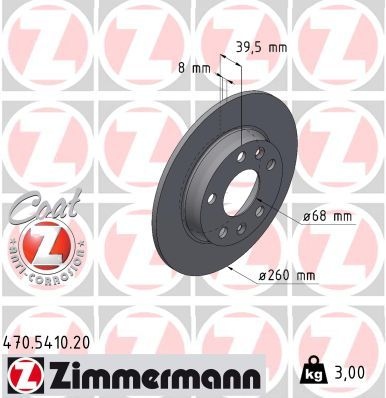 Renault Remschijf COAT Z