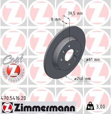 Renault Remschijf COAT Z