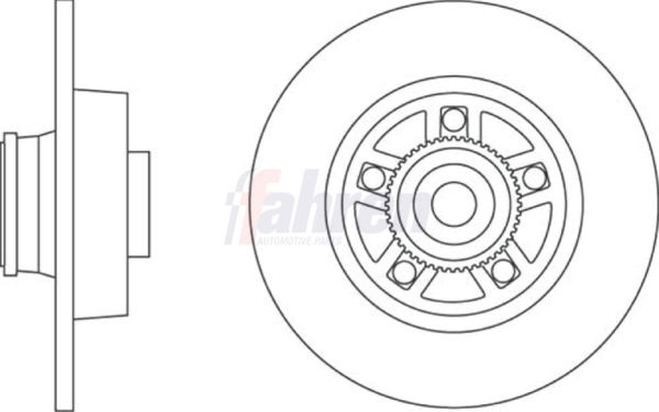 Nissan Fahren Remschijf