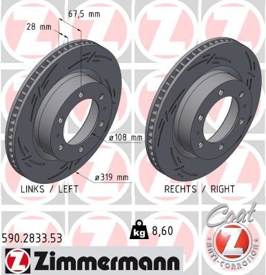 Toyota Remschijf BLACK Z
