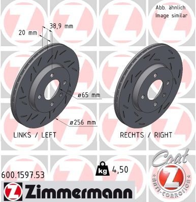 Seat Remschijf BLACK Z