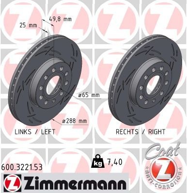 Audi Remschijf BLACK Z