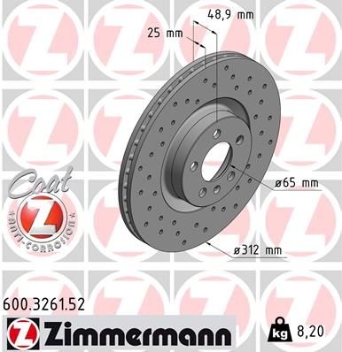Volkswagen Remschijf SPORT REMSCHIJF COAT Z