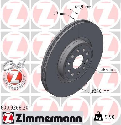 Audi Remschijf COAT Z