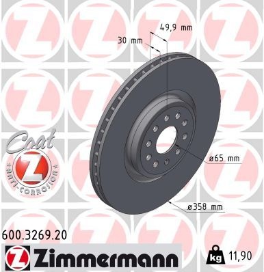 Audi Remschijf COAT Z