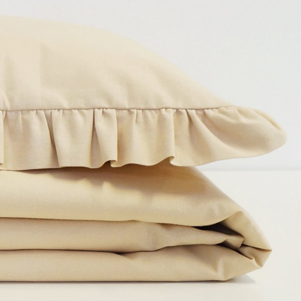 Dolly Dekbedovertrek  Uni Beige