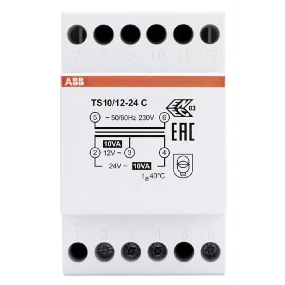 ABB 2CSM228555R0812 Veiligheidstransformator 10 W 0.42 A