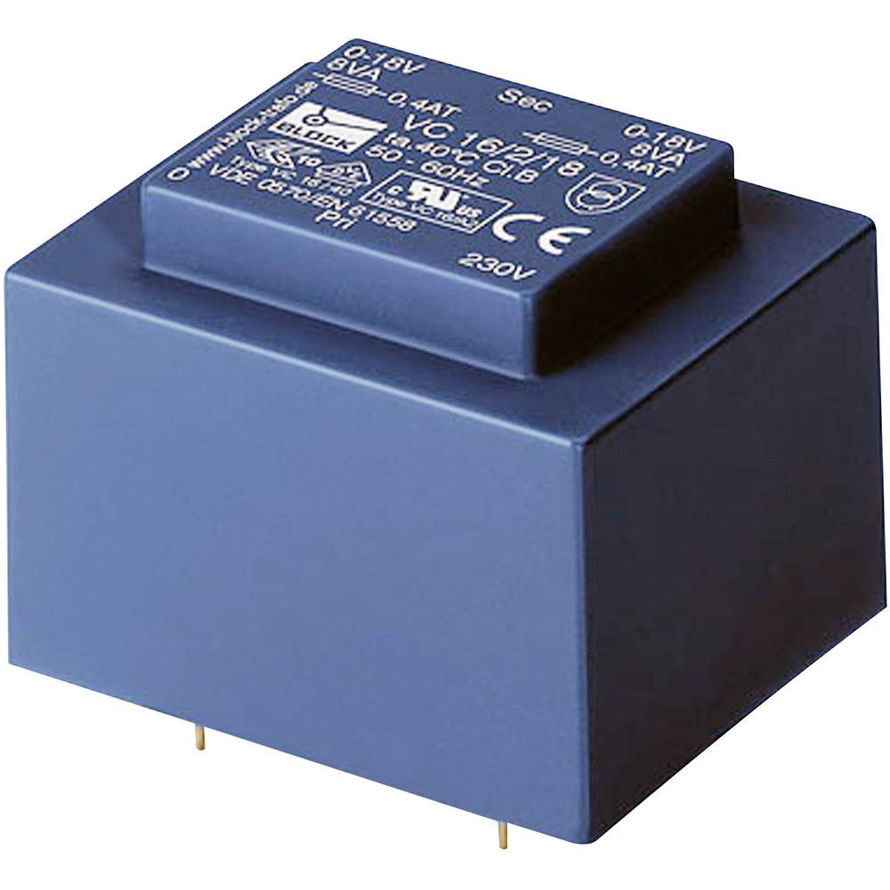 BLOCK VC 3,2/2/18 Printtransformator 1 x 230 V 2 x 18 V/AC 3.20 VA 88 mA
