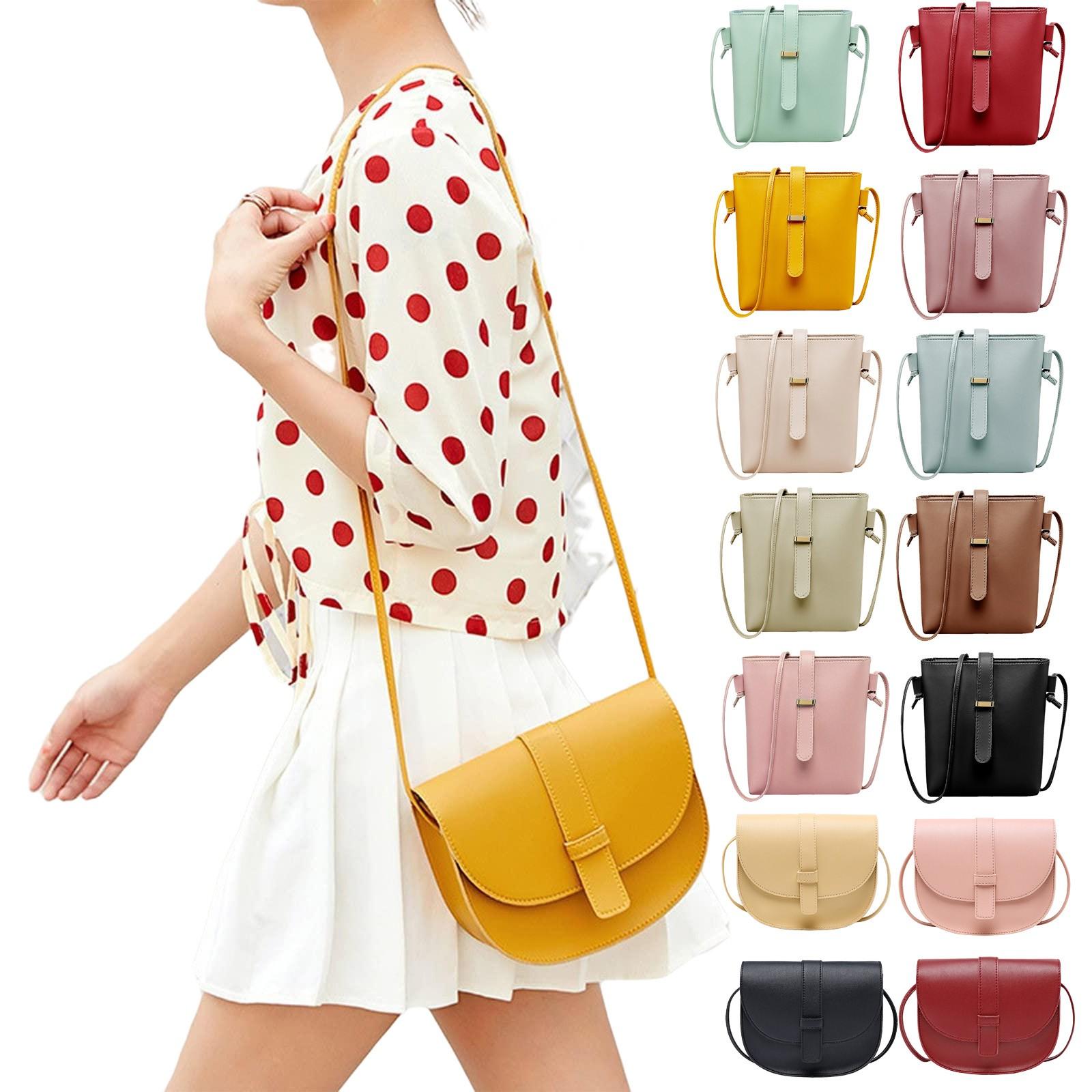 Spicy chicken Damestassen Trendy Fashion Trekkoord Lady Bag Grensoverschrijdende Casual Letter Handtas One Size geel