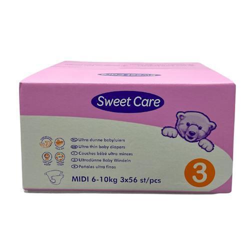 Sweetcare Luiers 3 midi 6-10 kg 168st