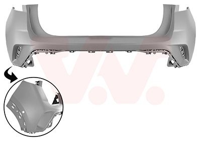 Opel Achterbumper In Primer