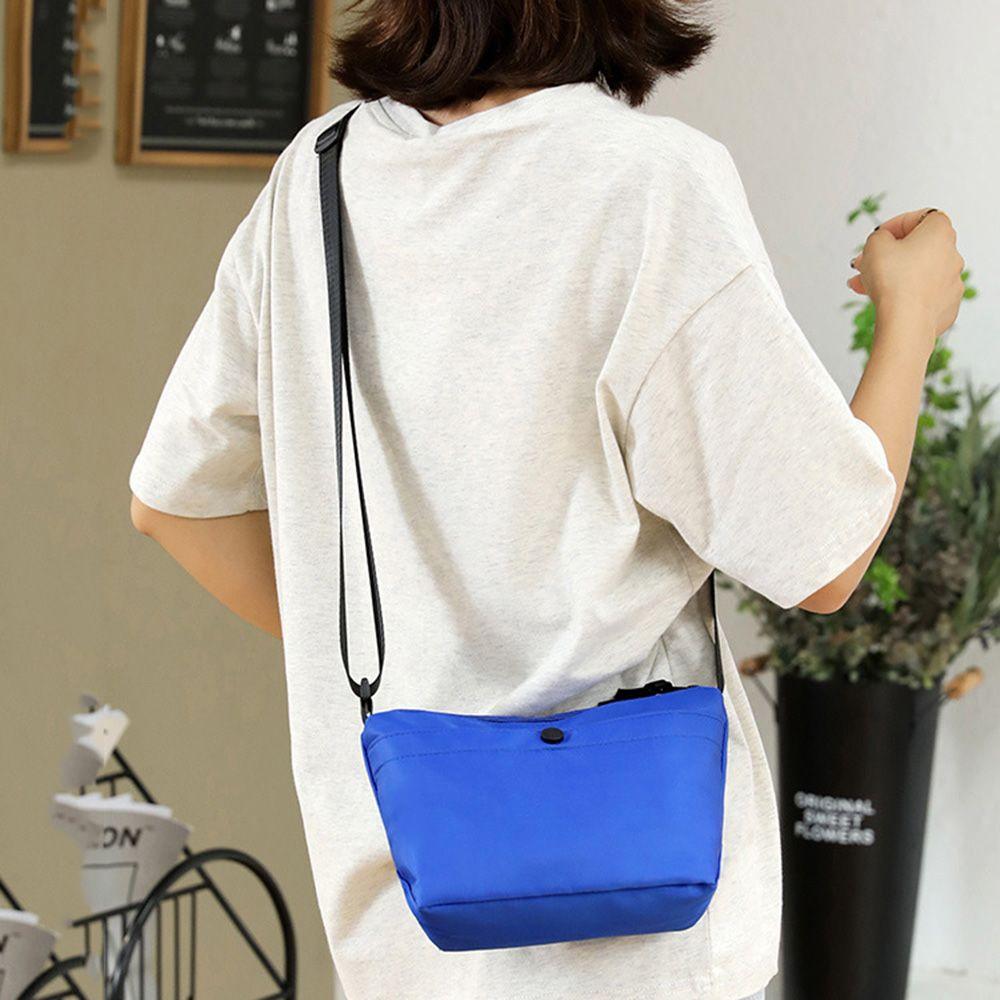 Shanxi Shoulder Pouch Oxford Cloth Solid color Girls Female Phone Pocket Shoulder Bag Dumpling Bag Handbag oranje