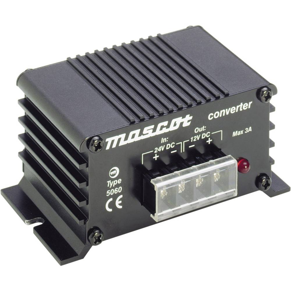 Mascot Battery 5060 DC/DC-converter 24 V/DC - 12 V/DC/3 A 41 W