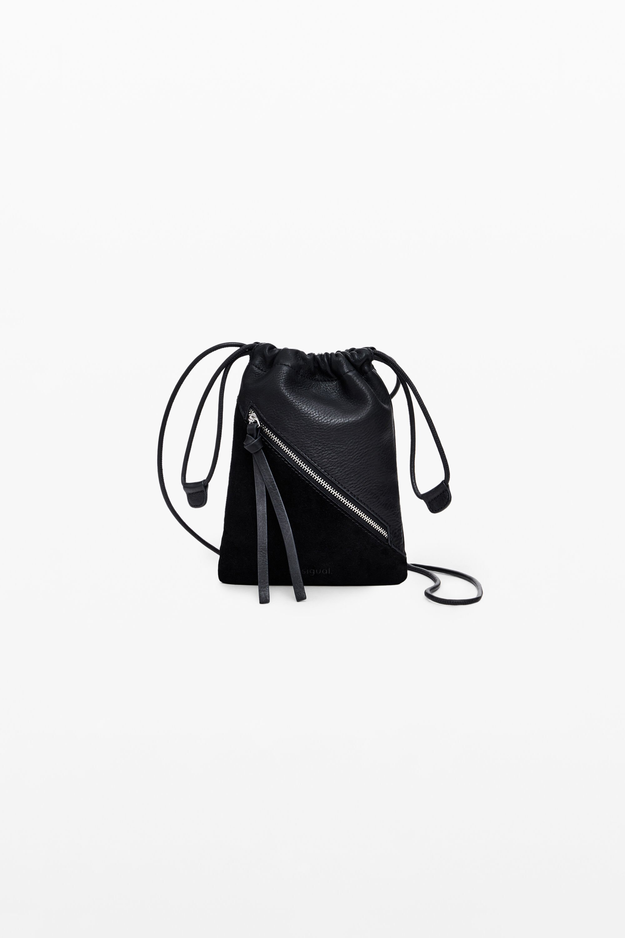 Desigual Kleine portemonnee 100% leer - BLACK