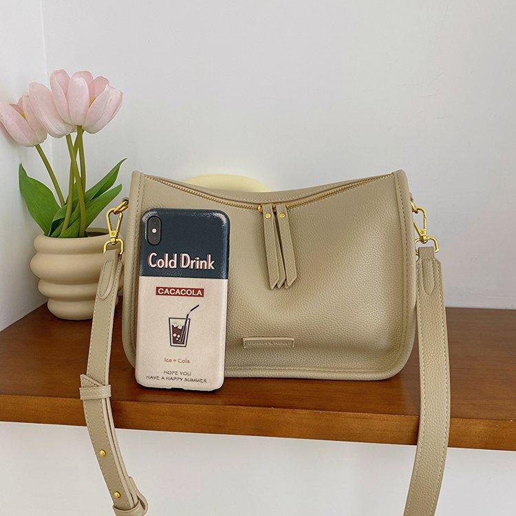 Your favorite bag Linkerkant Kleine Pu Leer Effen Kleur Crossbody Tas Voor Vrouwen 2023 Mode Trend Designer Vrouwelijke Handtassen Retro Schoudertassen