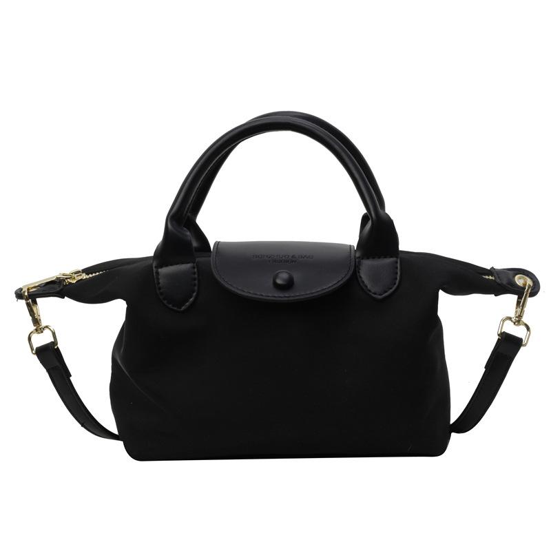 MEETFASHION Niche design nylon damestas lente en zomer retro kleine vierkante handtas veelzijdige schouder crossbody kaki