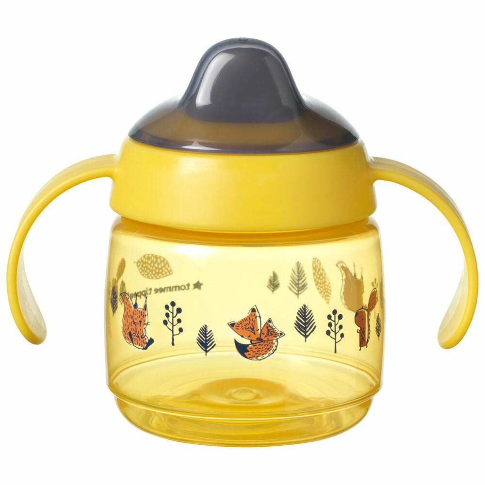 Tommee Tippee 2x  Close To Nature Drinkbeker First Trainer Cup Geel 4m+ 190 ml