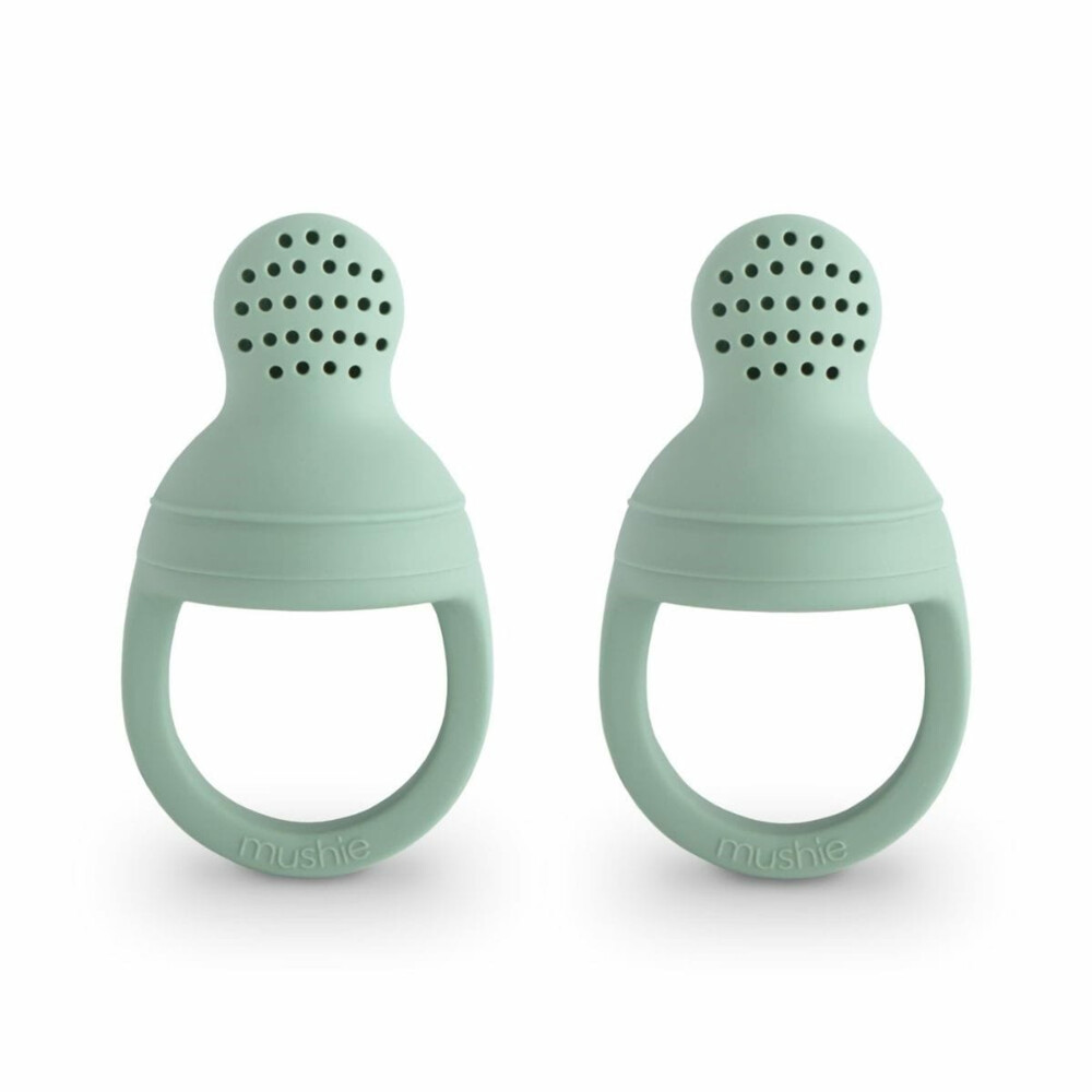 Mushie Fresh Food Feeder Cambridge Blue