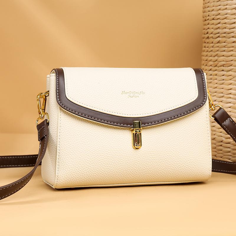 Your favorite bag Echte leren tas Luxe dameshandtassen Tas voor dames 2024 Vrouwelijke clutch Telefoontas Schoudertas Crossbody Messenger Pack Sac 22cm 10cm 18cm wit