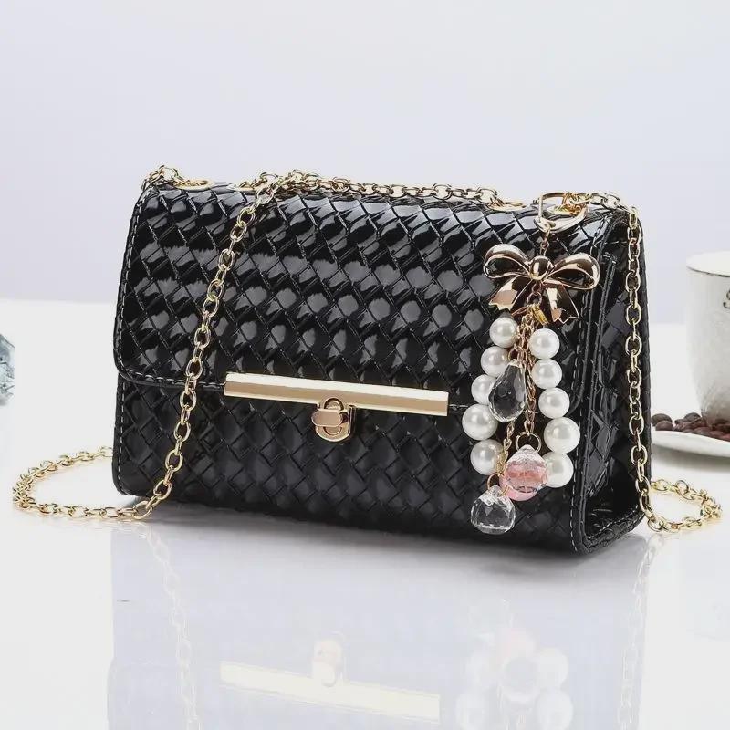 CrossCart 2025 Trendy dames crossbody-schoudertas met ketting - Stijlvol klein vierkant ontwerp