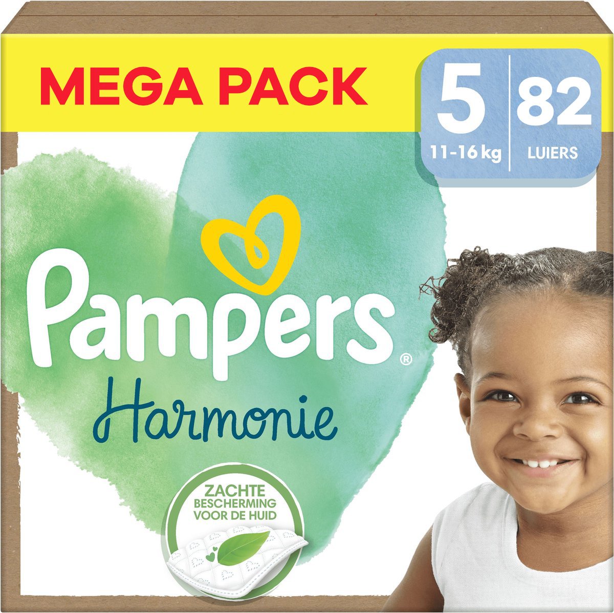 Pampers  Harmonie - Maat 5 - Mega Pack - 82 stuks - 11/16 KG