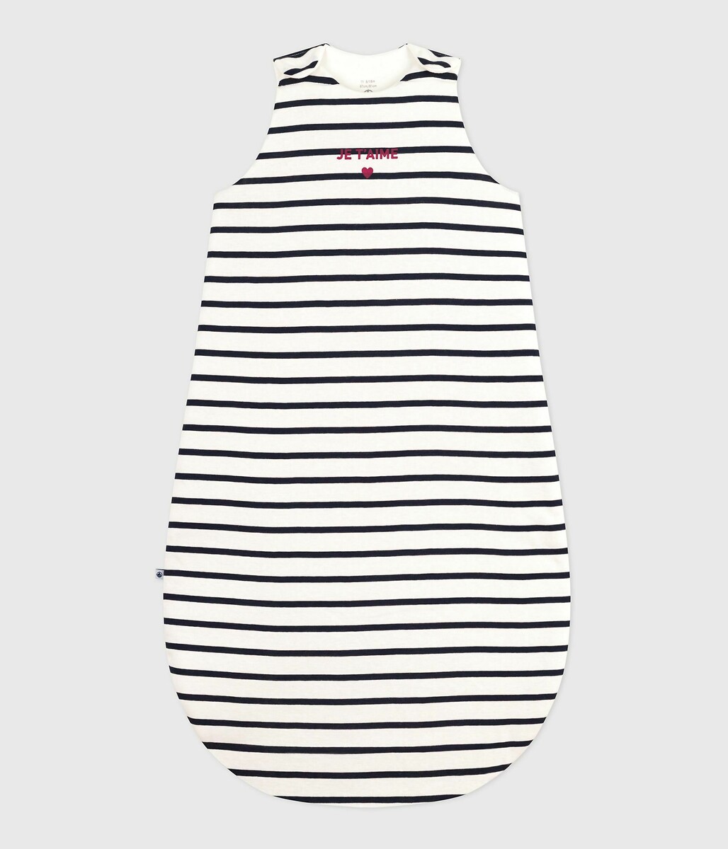 PETIT BATEAU Gestreepte katoenen slaapzak