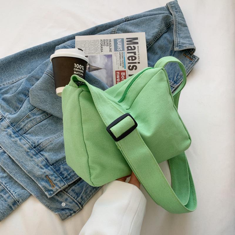 RUWB BAGS Kleine schoudertas voor vrouwen 2024 Lente Nieuwe damesmode Eenvoudige forensentas Messenger Tote Bag dames casual reistas crossbody tas groen
