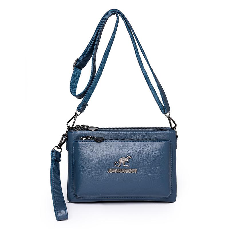 Kuluosidi Damestas Meerlaagse schoudertas Crossbodytas Moedertas blauw