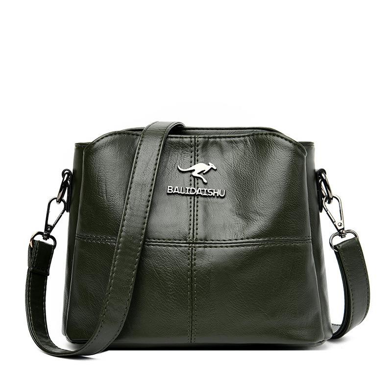 VIA ROMA Mode casual damestas kleine schoudertas crossbody tas moedertas One Size groen