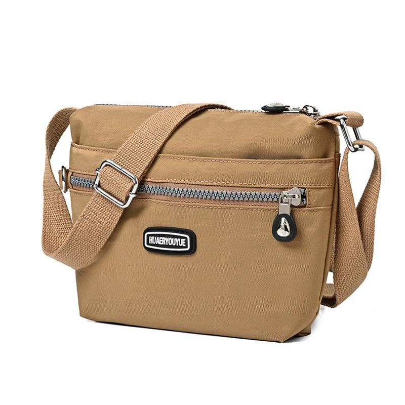 RUWB BAGS Nylon Dames Messenger Bags Kleine Portemonnee Schoudertas Vrouwelijke Crossbody Tassen 2024 Zomer Handtassen Hoge Kwaliteit Bolsa Tote kaki