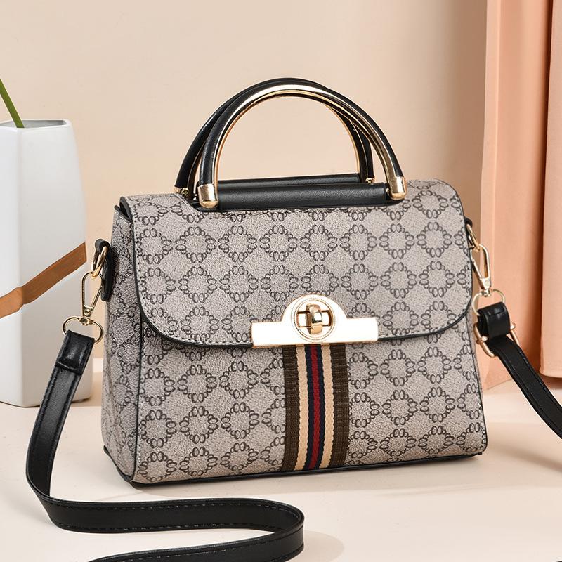 Sparkling Stars High-end kleine tas, damestas, trendy, casual, veelzijdig, draagbaar, enkele schouder, zachte leren crossbody tas 22*16*11 zwart