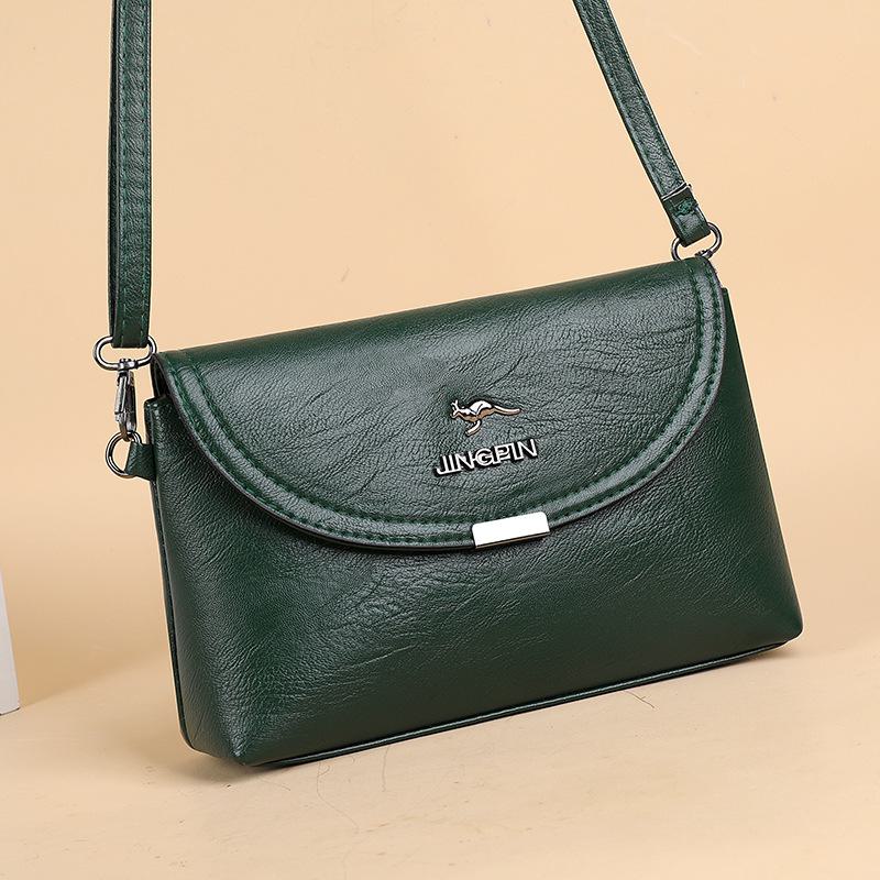 16Double8 2024 Nieuwe stijl dames high-end messenger schoudertas, kleine PU grensoverschrijdende handel 22x14x7 cm