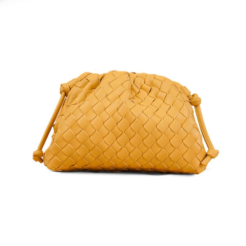VantaGoods 2023 Women's Fashion Woven Cloud Bag - Sweet, Stylish, One-shoulder Crossbody Clutch Black