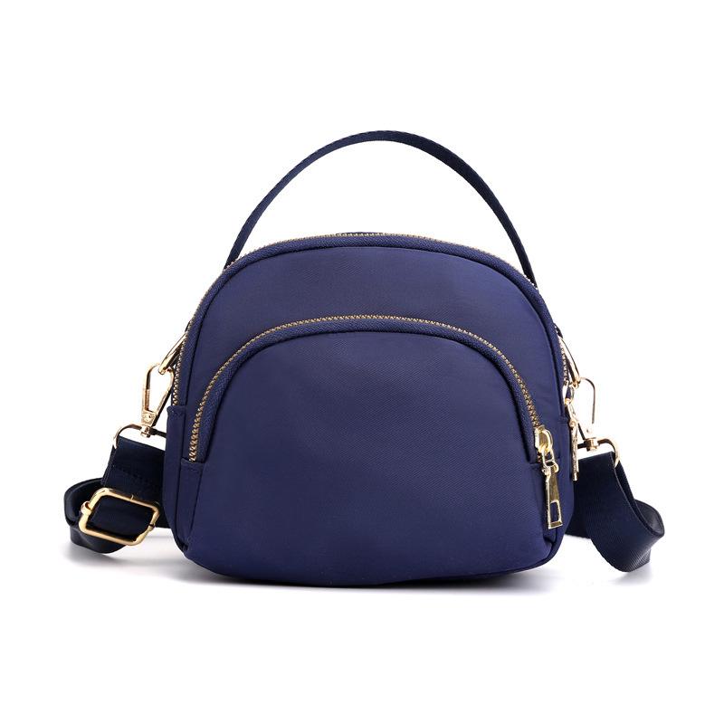 Molly Show Damesmode tas Waterdicht nylon zakje Crossbody Messenger Bag Multifunctioneel Schoudertas Portemonnee Telefoontas Handtas blauw