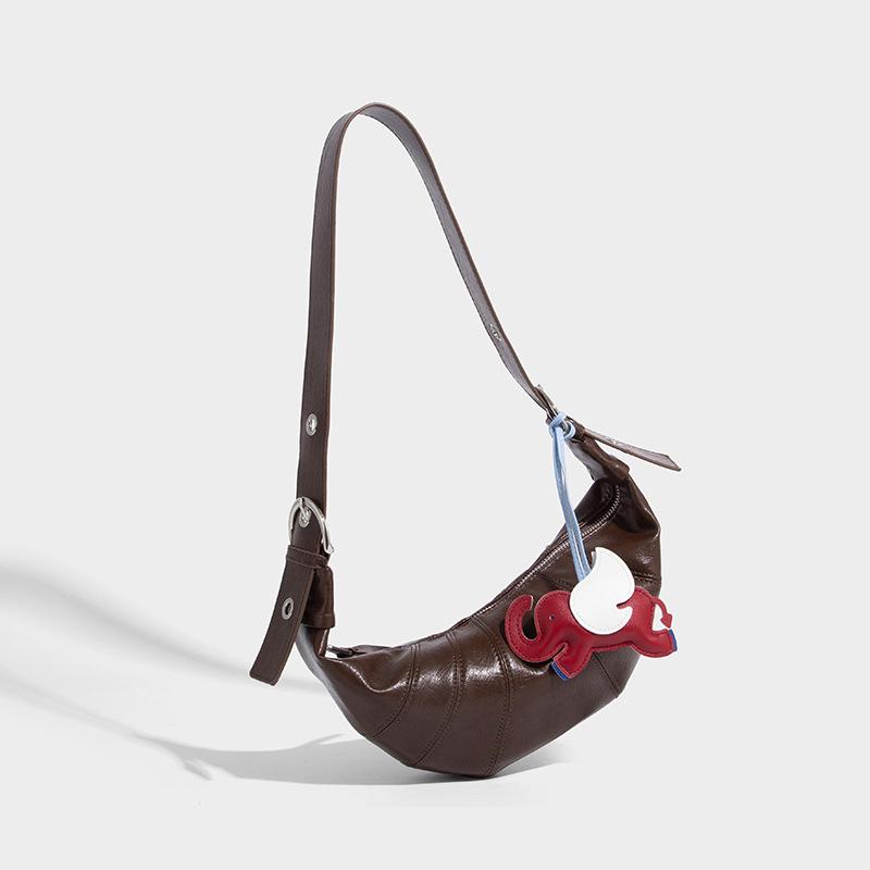 VIA ROMA Hoge Uitstraling Niveau Croissant Tas Modieus en Casual Veelzijdige Croissant Tas Trendy Crossbody Schoudertas