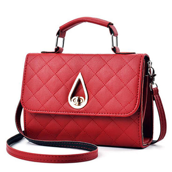 NK39UR Leren schoudertas Kleine crossbody handtassen Clutches voor vrouwen 20cm*8cm*14cm rood