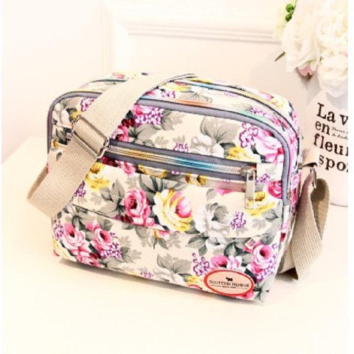 PassionAug Dames canvas handtas schoudertas Messenger Tote dames crossbody schoudertas beige