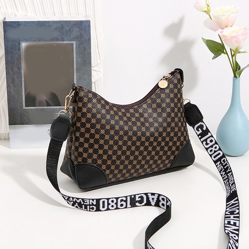 Colorful Bag Designer Fashion Classic Printing High Quality Soft PU Leather Ladies Crossbody Bags for Women Luxury Shoulder Handbags 25x8x19cm