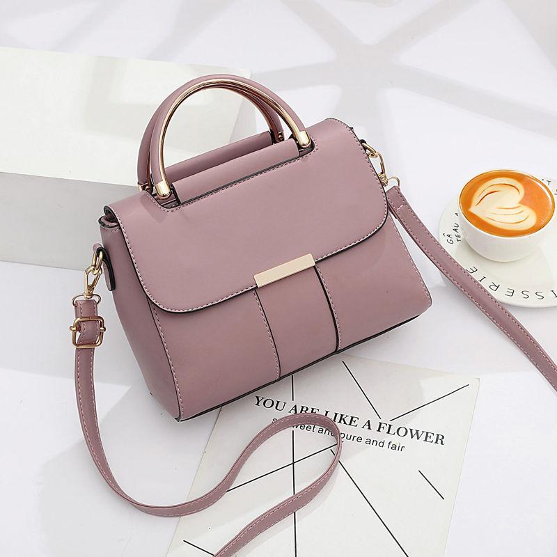 Your favorite bag Kleine vierkante tas Handtas Damestas Veelzijdige damesmode Een schouder Messenger Bag 23x13x19cm roze