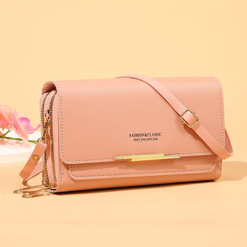 Framont Fashion House Vrouwen Zachte leren handtassen Vrouwelijke multi grote capaciteit schouder messenger tassen mode crossbody tassen voor dames telefoon portemonnee roze