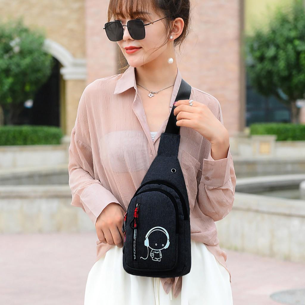 Kayusha Dames kleine tas Wild Messenger Bag Mode geruite borsttas met één schouder