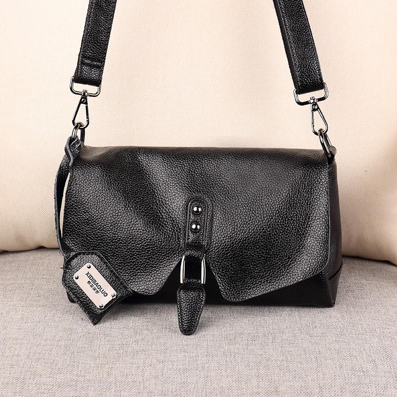 VeraBags Dames Crossbodytassen Grote Capaciteit Schoudertas zwart