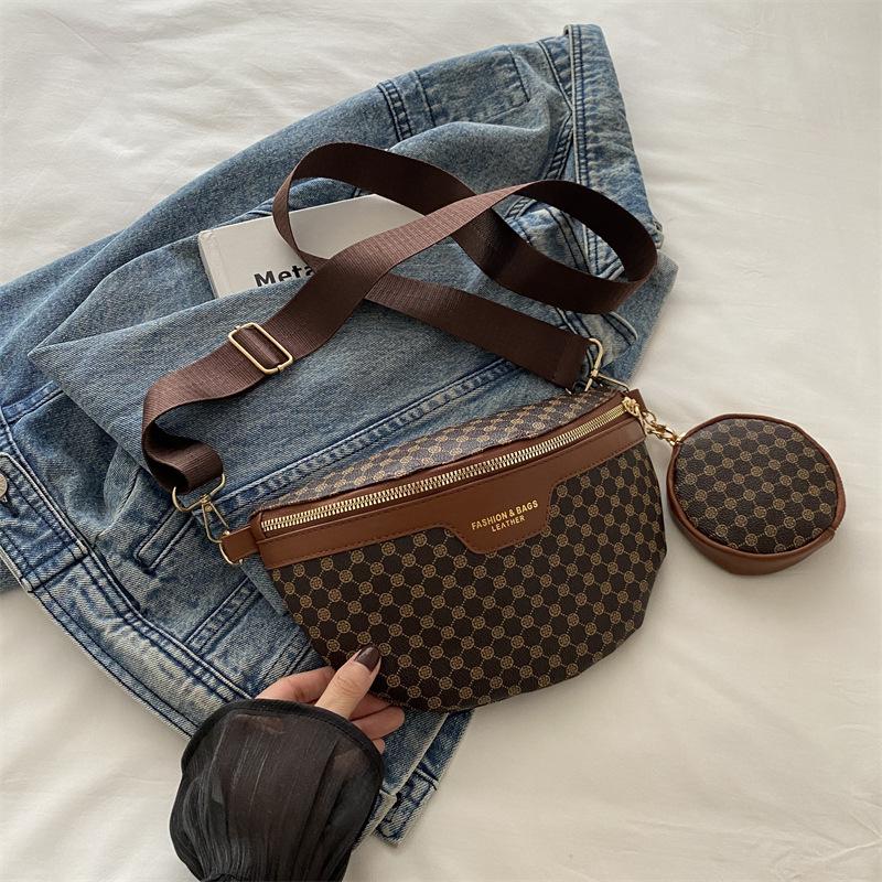 Framont Fashion House 2024 Nieuwe modetrend Heuptas Casual mode Borsttas Casual retro schoudertas Koreaanse crossbody tas Damestas