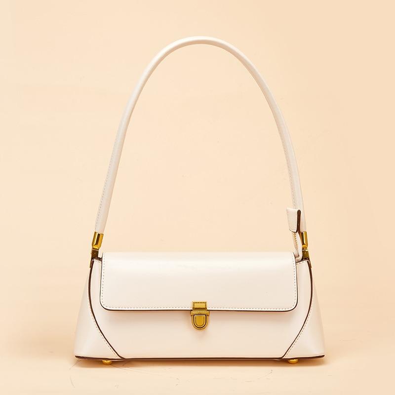 VIA ROMA Niche Baguette Bag Echt Leren Onderarm Tas Zomer Franse Schoudertas Damestas